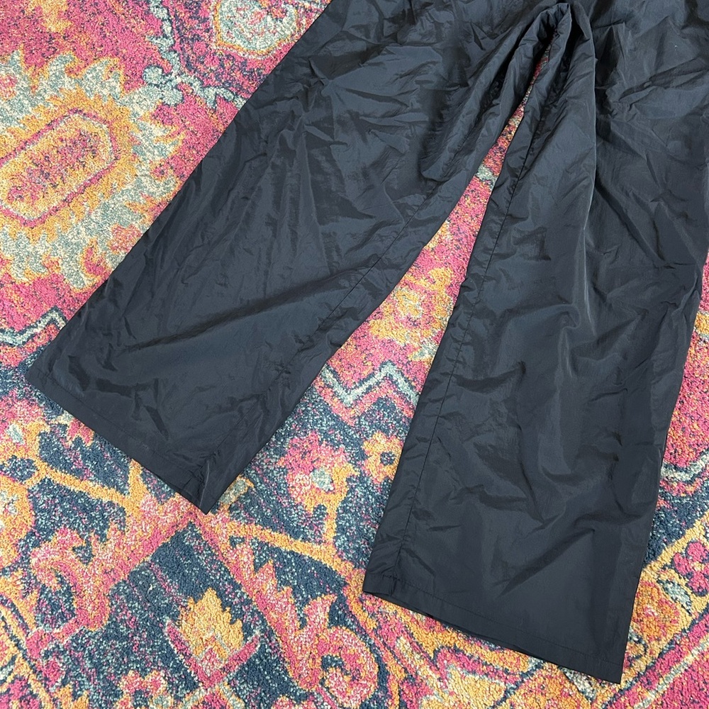 Open Edit | Women’s Black Wide Leg Elastic Waist Pull On Lined Krinkle Pants, S - Picture 5 of 13